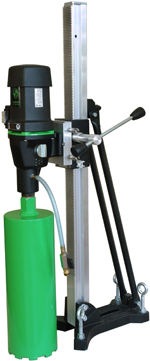 Click here to view a larger image of the DBE 162 core drilling machine